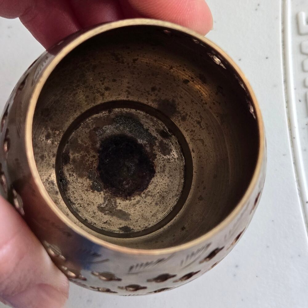 Brass incense‎ Small burner - Picture 3 of 6